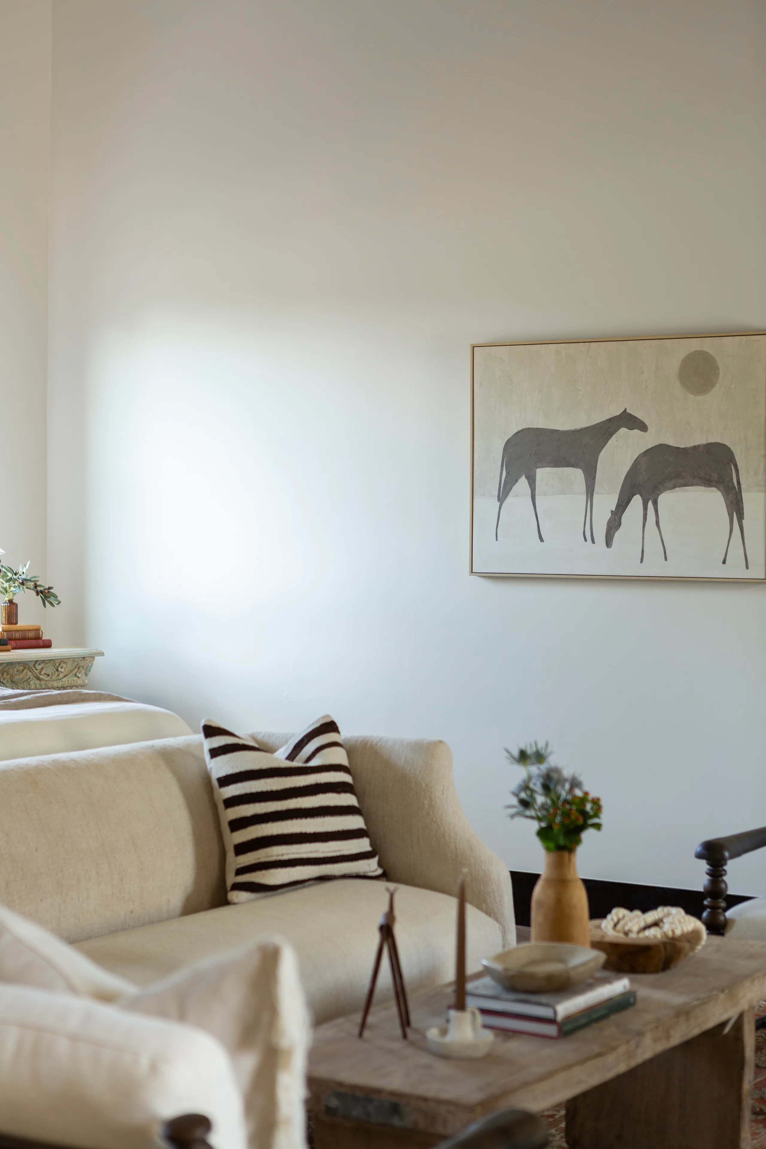 Open great room styled for gathering