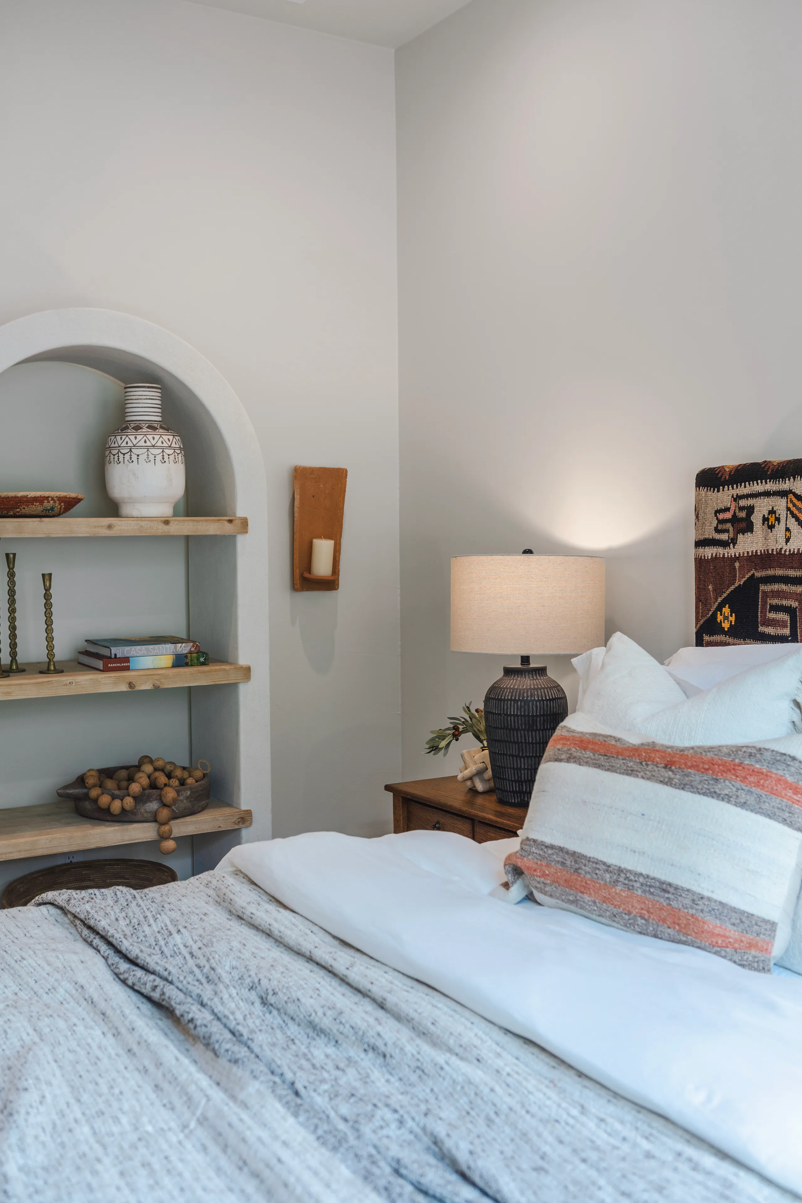 Bedroom retreat with hand-selected finishes