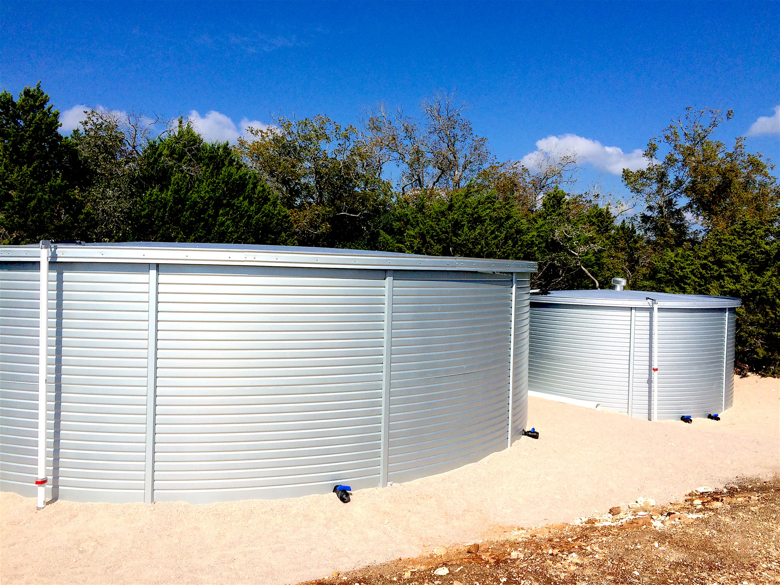 On-site rainwater collection