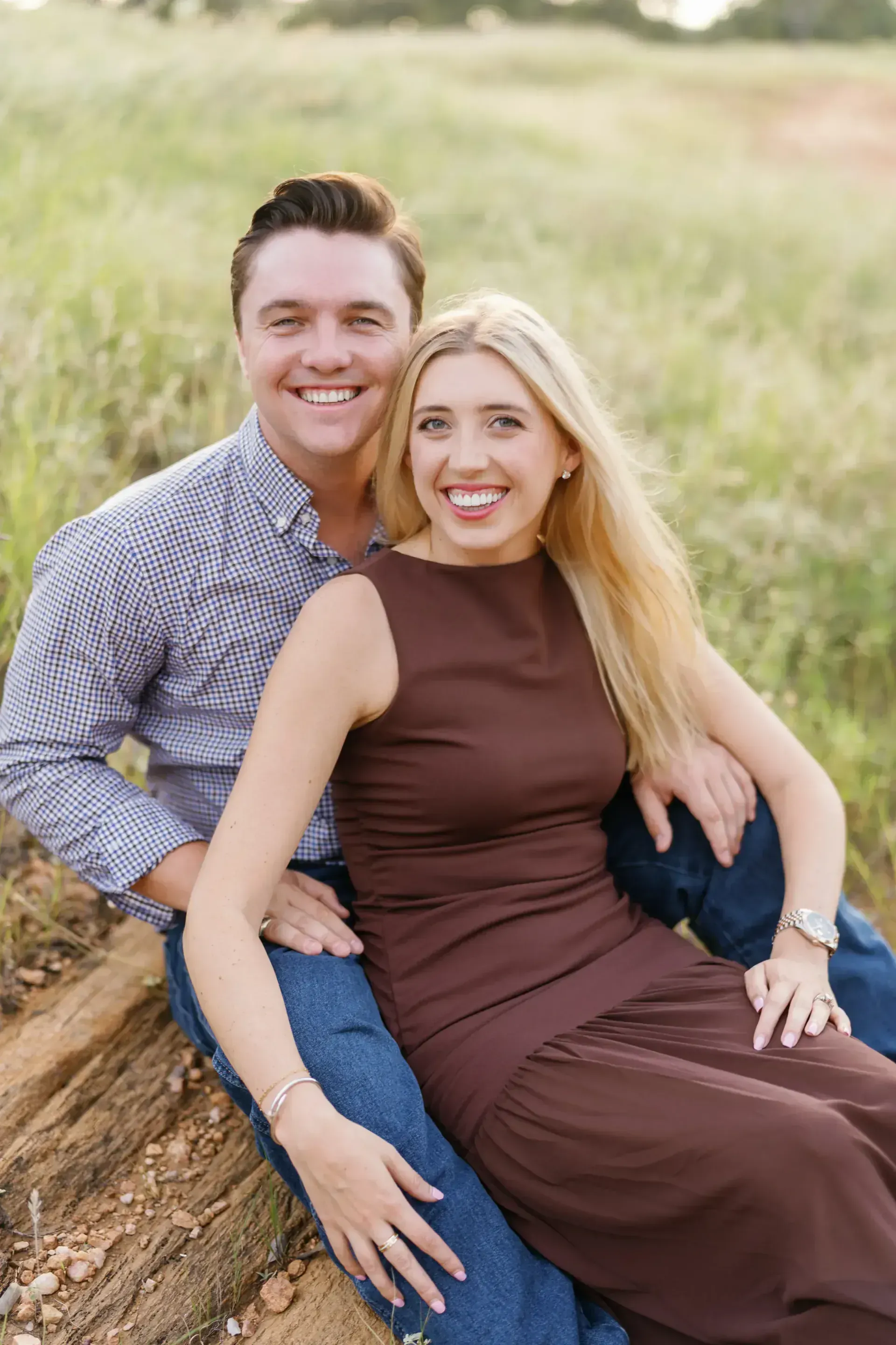 Engagement ring detail shot with natural light by Texas photographer