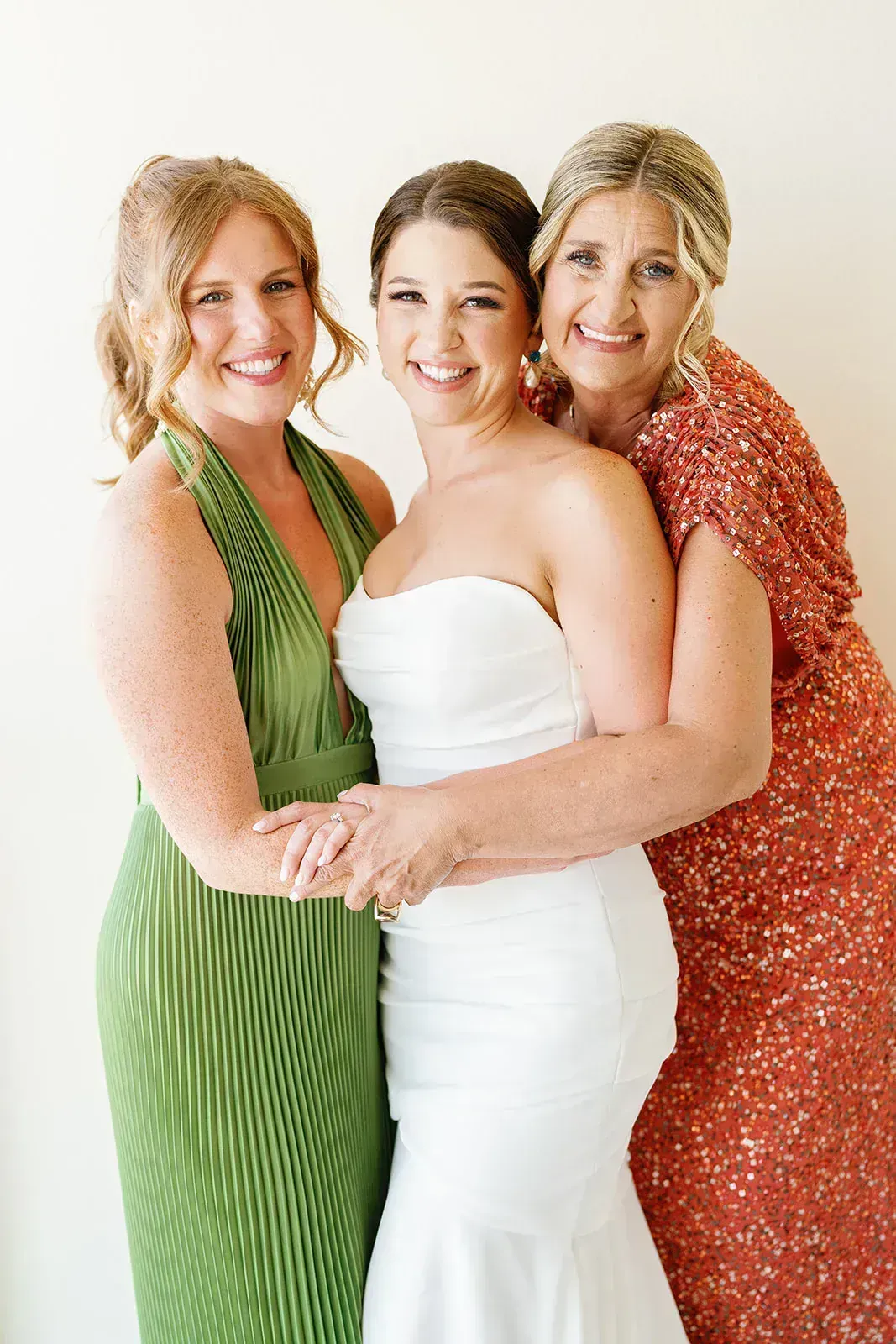 Wedding day preparations at a Texas wine country venue