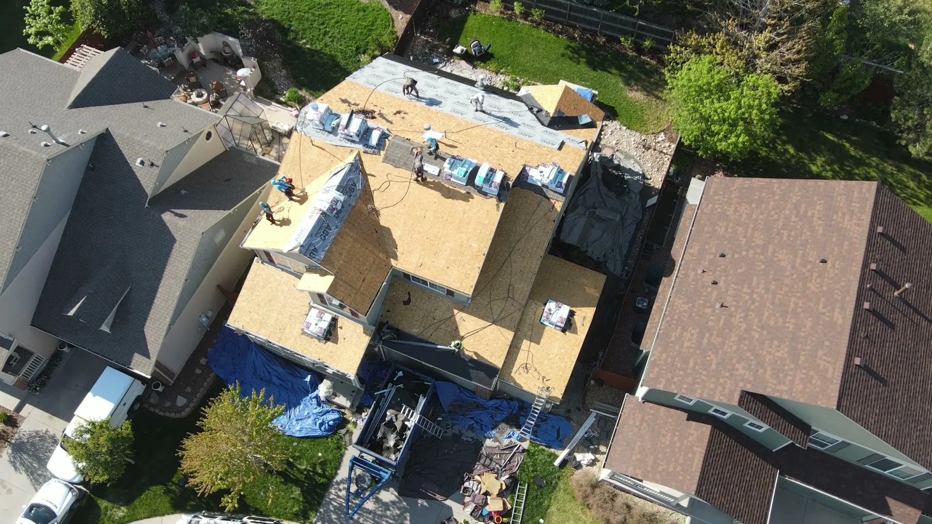 Drone roof assessment