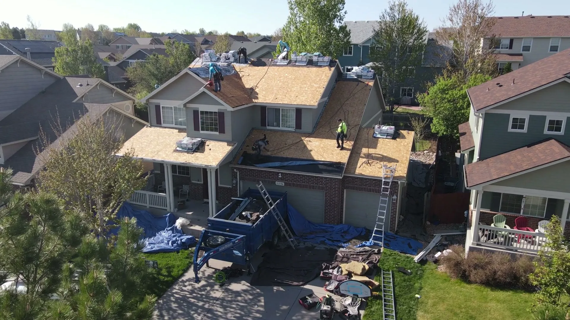 Residential re-roof