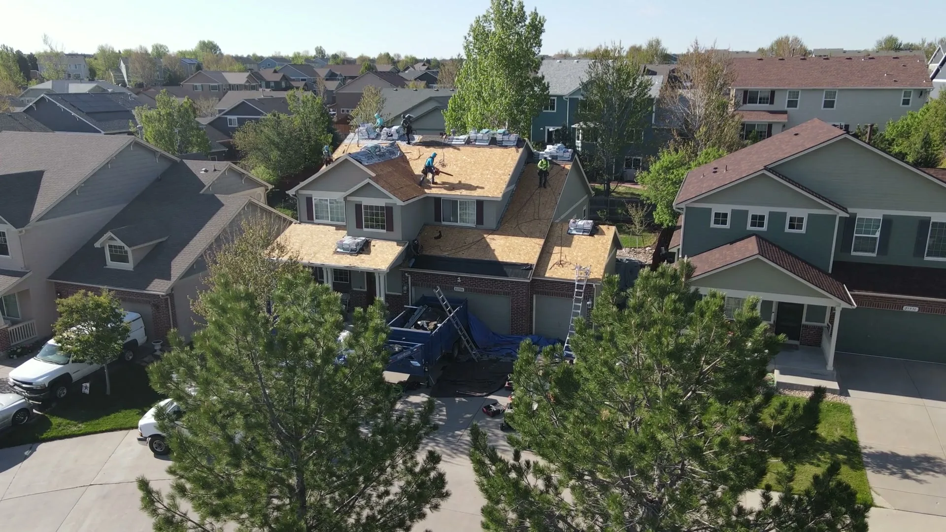 Completed roof restoration