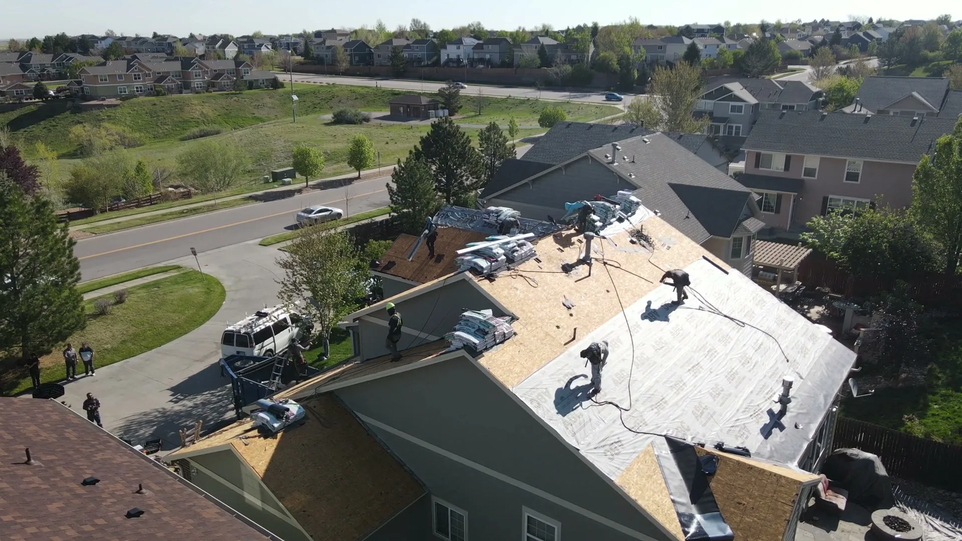Neighborhood re-roof