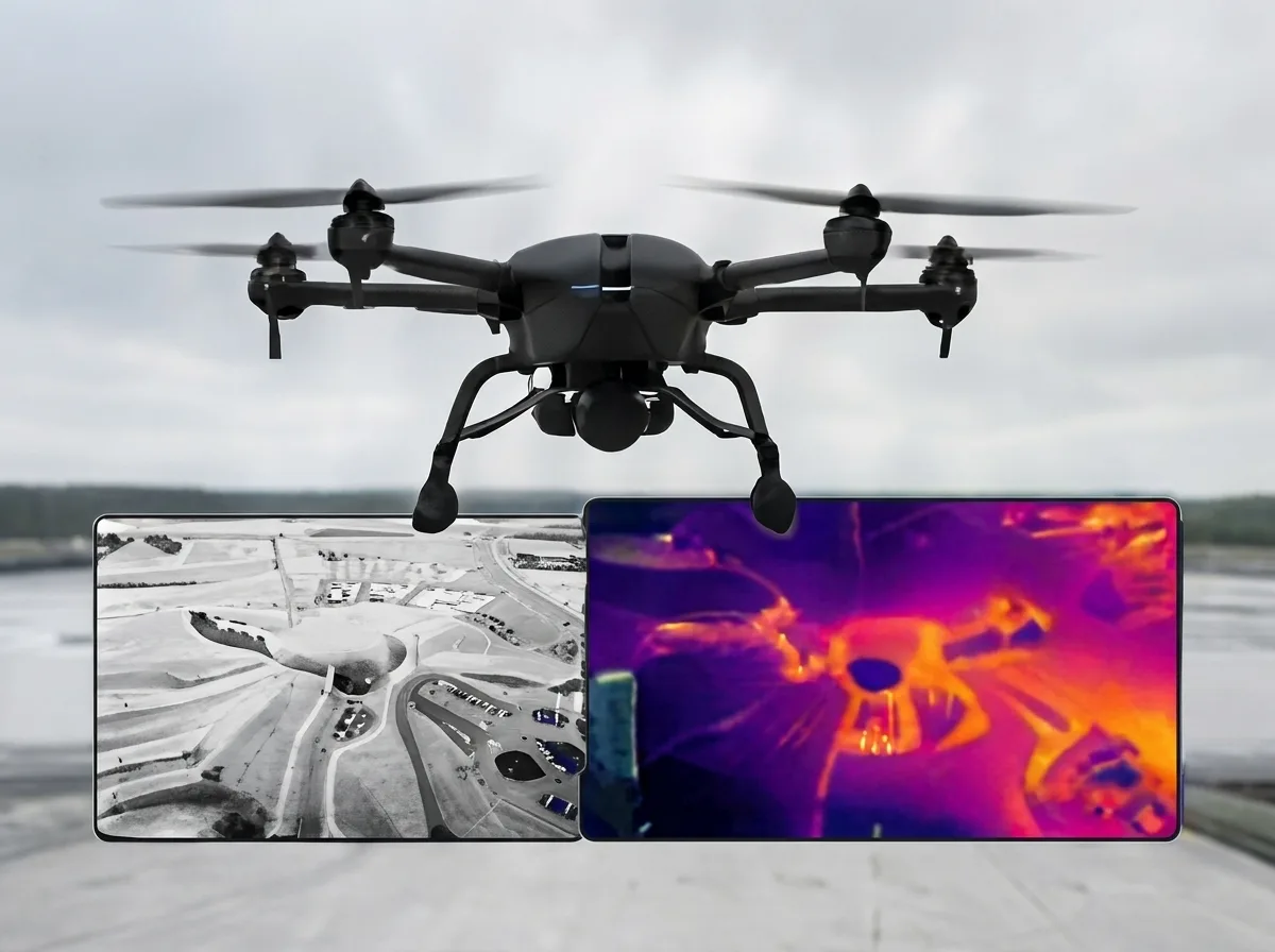 PERFORM THERMAL DRONE SCAN