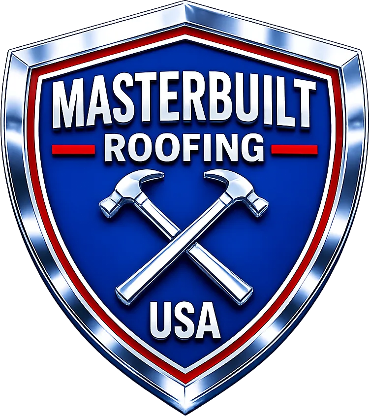 MasterBuilt Roofing shield logo